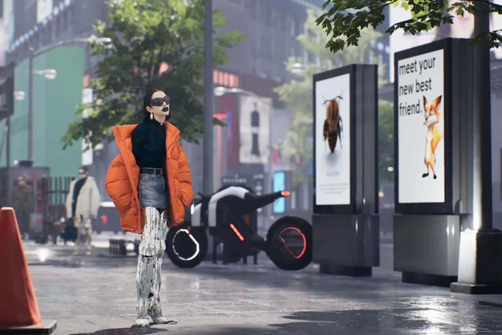 Dimension Studio utilizó escaneo volumétrico de modelos y diseño 3D en tiempo real para construir Balenciaga: Afterworld.