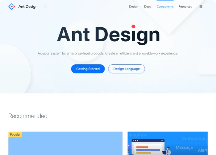 Ant Design — Ant Financial